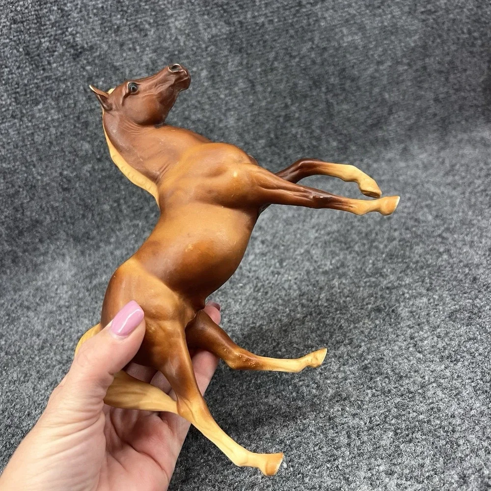 Breyer Classic Arabian Family - Chestnut Stallion #3055 Flaxen Mane Tan Star 70s